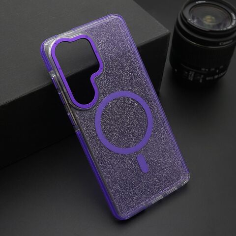 Zastitna futrola SPARKLING LOOK MagSafe - Samsung S948 Galaxy S26 Ultra 5G ljubicasta (MS).