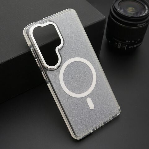 Zastitna futrola SPARKLING LOOK MagSafe - Samsung S948 Galaxy S26 Ultra 5G bela (MS).