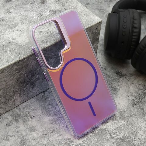 Zastitna futrola GLOW LOOK MagSafe - Samsung S941 Galaxy S26 5G ljubicasta (MS).