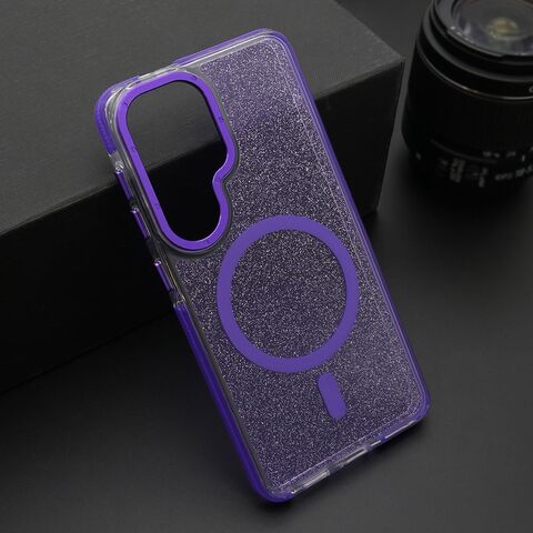 Zastitna futrola SPARKLING LOOK MagSafe - Samsung S941 Galaxy S26 5G ljubicasta (MS).