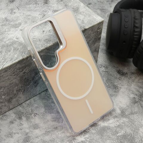 Zastitna futrola GLOW LOOK MagSafe - Samsung S941 Galaxy S26 5G bela (MS).