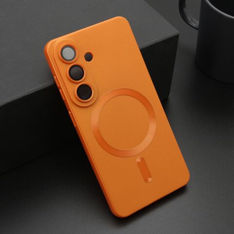 Zastitna futrola ELEGANT MAGSAFE - Samsung S941 Galaxy S26 5G narandzasta (MS).