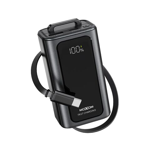 Back Up baterija (univerzalna) Moxom MX-PB166 Hurricane PD 20W + QC 22.5W 10000mAh crni (MS).