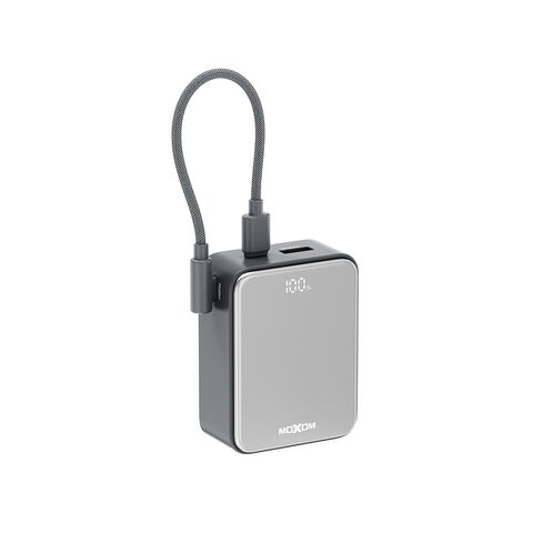 Back Up baterija (univerzalna) Moxom MX-PB195 Mini fast 22.5W Type C - lightning 10000mAh sivi (MS).