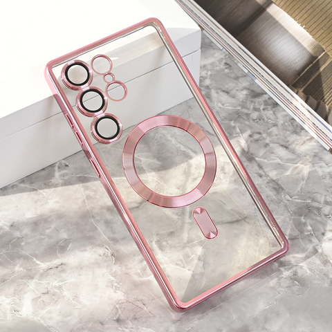 Zastitna futrola Magsafe Lux - Samsung S938 Galaxy S25 Ultra roze.