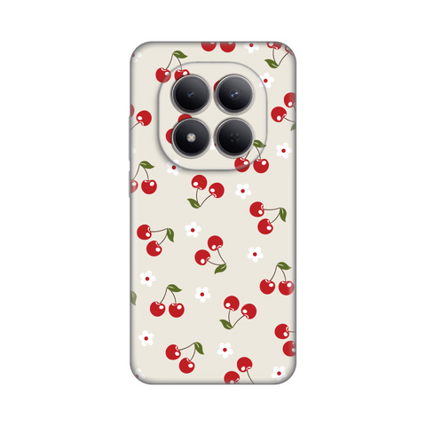 PRINT silikonska futrola - Xiaomi Redmi Note 15 Pro 5G Cherry and Flowers.