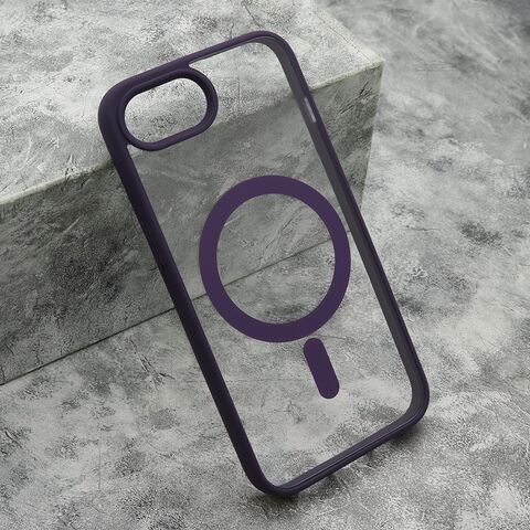 Zastitna futrola BORDER MagSafe - iPhone 16e/17e (6.1) ljubicasta (MS).