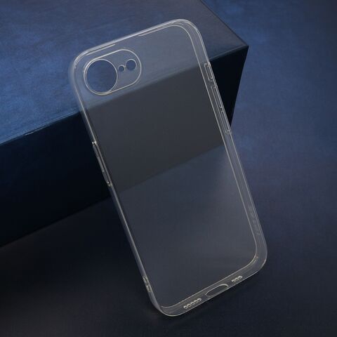 Zastitna silikonska futrola CLEAR STRONG - iPhone 16e/17e (6.1) providna (MS).