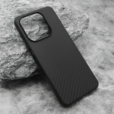 Zastitna silikonska futrola CARBON LIGHT - Huawei Honor X7d/Honor Smart 400 4G crna (MS).