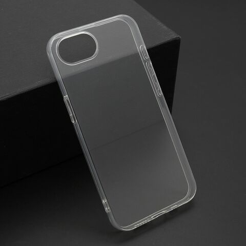 PROTECT silikonska futrola skin (ultra tanka) - iPhone 16e/17e (6.1) providna (bela) (MS).
