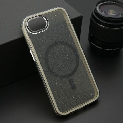 Zastitna futrola CRYSTAL MagSafe - iPhone 16e/17e (6.1) crna (MS).