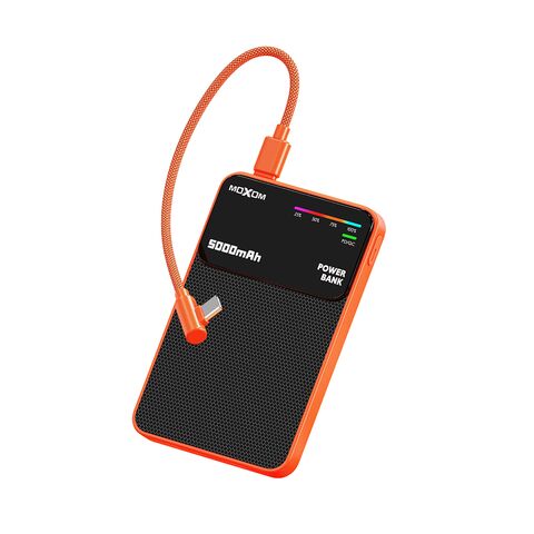 Back Up baterija (univerzalna) Magsafe Moxom MX-PB199 fast PD 20W + wireless 15W Type C - Type C 5000mAh narandzasti (MS).