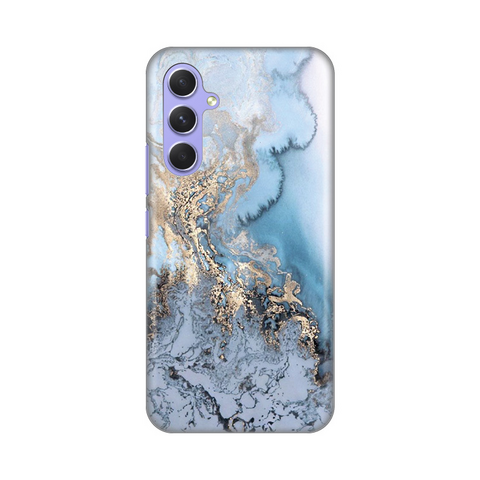 PRINT silikonska futrola - Samsung A546B Galaxy A54 5G Blue Gold Marble.