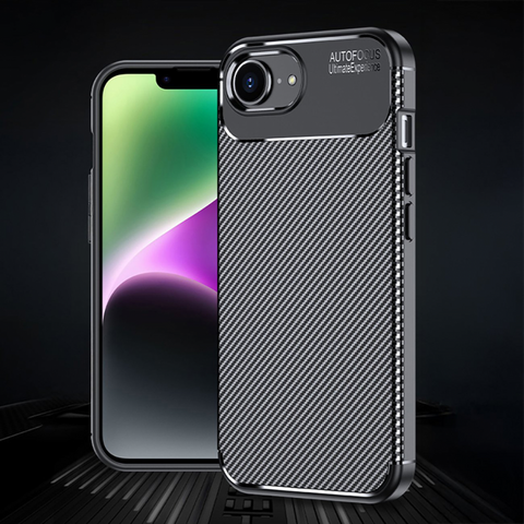 Zastitna futrola Defender Carbon - iPhone 16e/17e 6.1 crna.