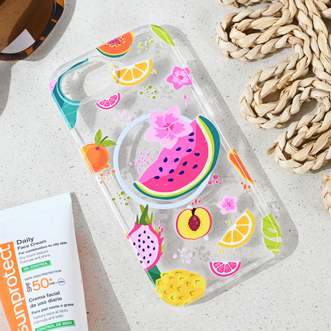 Zastitna futrola print Magsafe - iPhone 16e/17e 6.1 Summer Fruits.
