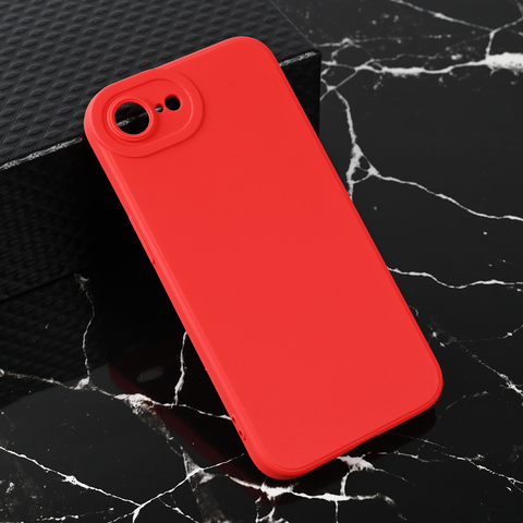 Teracell GIULIETTA silikonska futrola - iPhone 16e/17e 6.1 mat crvena.