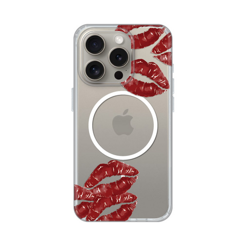 Zastitna futrola print Magsafe - iPhone 15 Pro 6.1 Kisses.