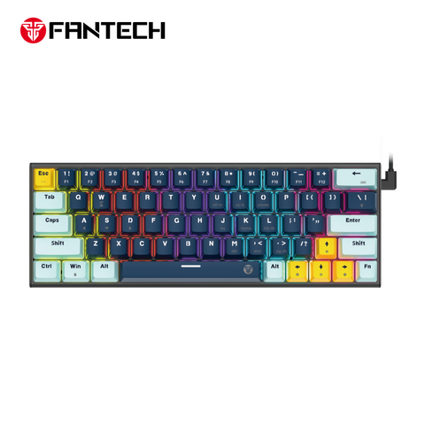 Tastatura Mehanicka Gaming Fantech MK874V2 RGB Atom 63 Mizu Navy (taro switch).
