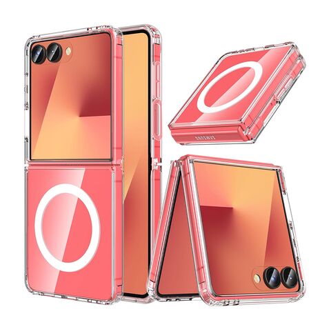 Zastitna futrola STANDARD MagSafe - Samsung F751B Galaxy Z Flip 7 5G providna (bela) (MS).