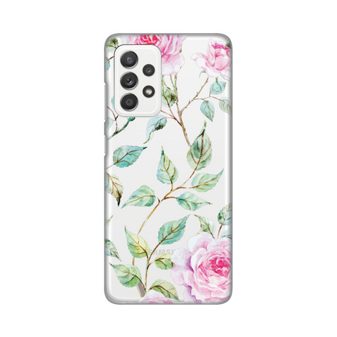 PRINT silikonska futrola skin (ultra tanka) - Samsung A525 Galaxy A52 4G/A526 Galaxy A52 5G/A528B Galaxy A52s 5G Roses Pattern.