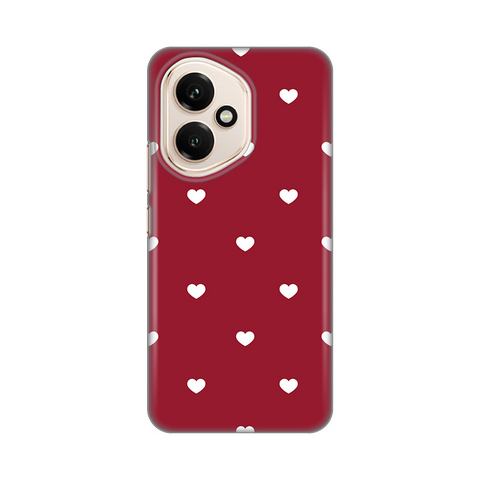 PRINT silikonska futrola skin (ultra tanka) - Huawei Honor 400 Burgundy Hearts.