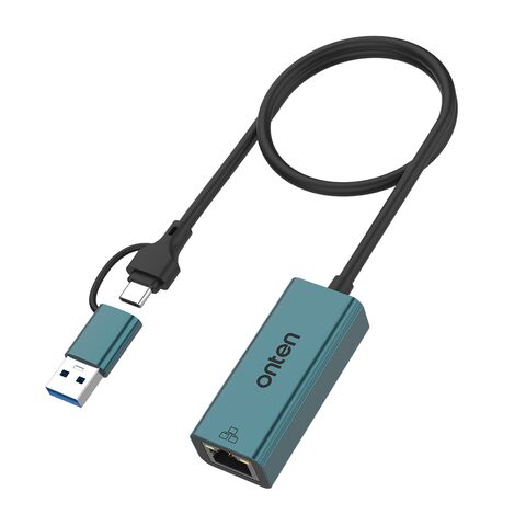 Adapter USB na Ethernet RJ45 (zenski) 100Mbps 12cm (OTN-UE106) Onten (MS).