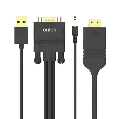 Adapter VGA + jack 3.5mm + USB 2.0 na HDMI 1.8m (OTN-5152) Onten (MS).