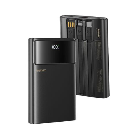 Back Up baterija (univerzalna) REMAX FC-03 LED Light PD 20W + QC 22.5W 10000mAh crni (MS).
