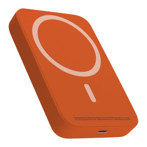 Back Up baterija (univerzalna) MagSafe 15W 5000 mAh narandzasti (MS).