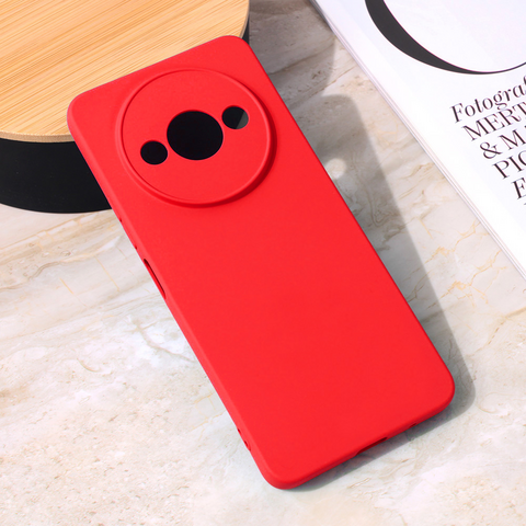 Teracell GIULIETTA silikonska futrola - Xiaomi Redmi A3 mat crvena.