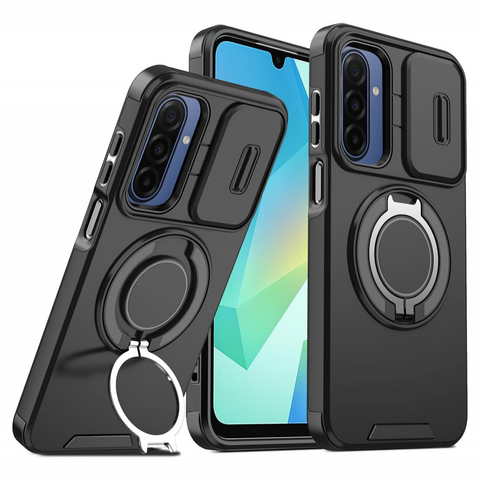 Zastitna futrola CamShield Ring stand - Samsung A175 Galaxy A17 crna.