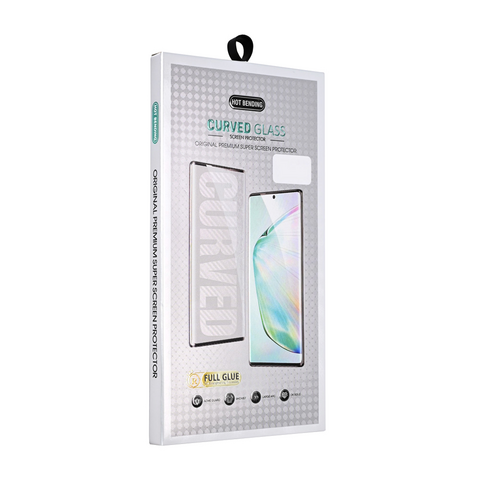 Tempered glass (zastitno staklo za ekran) full glue - Motorola Edge 50 Fusion zakrivljeni crni.