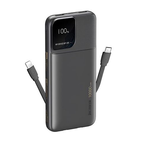 Back Up baterija (univerzalna) prenosiva baterija REMAX Rellaen series RPP-657 2.4A 10000mAh crna.