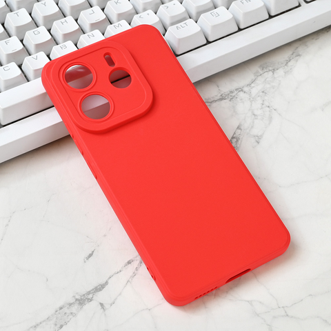 Zastitna futrola Silikon Pro Camera - Xiaomi Redmi Note 14 5G crvena.