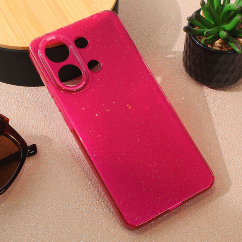 Zastitna futrola Sparkle Dust - Xiaomi Redmi Note 13 4G bordo.