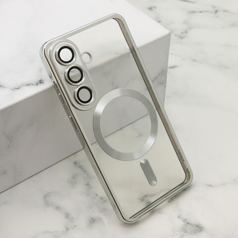 Zastitna futrola CAMERA PROTECT MAGSAFE - Samsung S941 Galaxy S26 5G srebrna (MS).