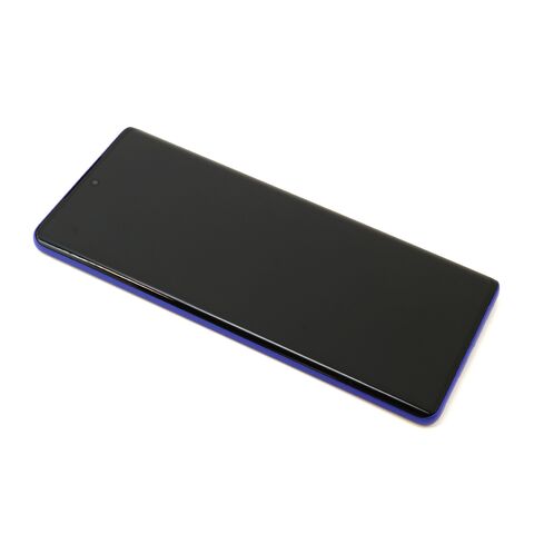 LCD ekran (displej) - Motorola Moto G85/Edge 50 Fusion 5G + Touch screen + okvir Marshmallow Blue OLED ORG (MS).