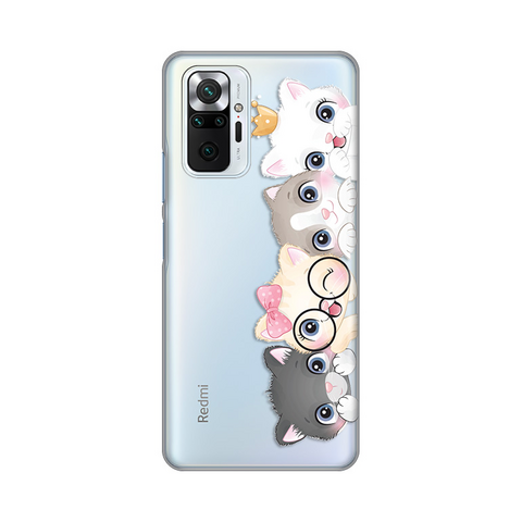 PRINT silikonska futrola skin (ultra tanka) - Xiaomi Redmi Note 10 Pro/Redmi Note 10 Pro Max Cats.