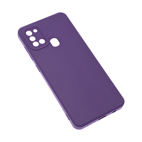Teracell GIULIETTA silikonska futrola - Samsung A217F Galaxy A21s mat tamno ljubicasta.