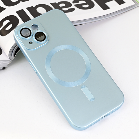 Zastitna futrola Magsafe Chrome - iPhone 15 6.1 plava.