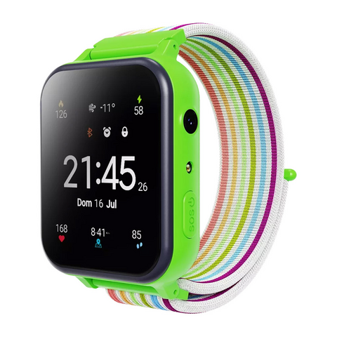 Smart watch CANYON Alfie KW-37, Kids, 1.69", GPS, nano SIM, 32+32MB, GSM, 400mAh, zeleni.