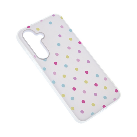 Zastitna futrola Dotty Pop - Samsung S731B Galaxy S25 Fe bela.