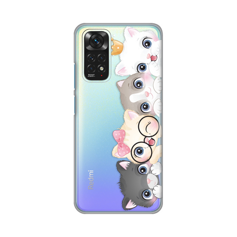 PRINT silikonska futrola skin (ultra tanka) - Xiaomi Redmi Note 11/Redmi Note 11s Cats.