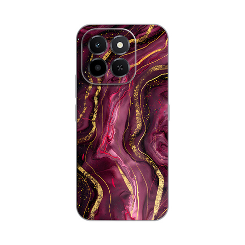 PRINT silikonska futrola - Huawei Honor X6c Burgundy.