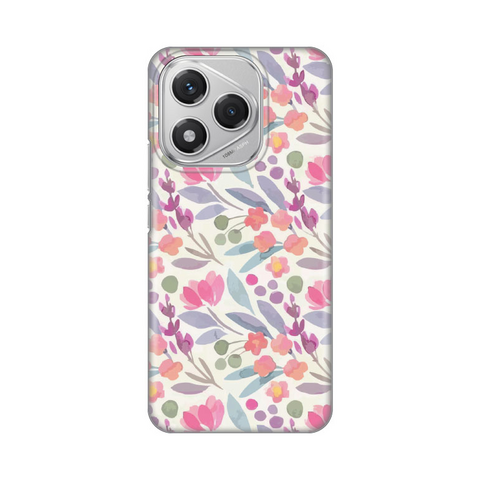 PRINT silikonska futrola - Huawei Honor 400 Lite Watercolor Flowers.