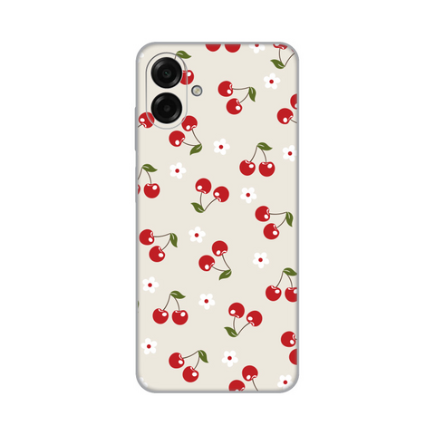 PRINT silikonska futrola - Samsung A075F Galaxy A07 Cherry and Flowers.
