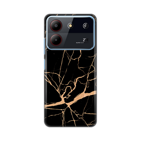 PRINT silikonska futrola - ZTE Blade A54 All crni.