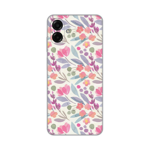 PRINT silikonska futrola - Samsung A075F Galaxy A07 Watercolor Flowers.