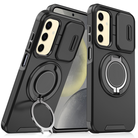 Zastitna futrola CamShield Ring stand - Samsung A266 Galaxy A26 5G crna.