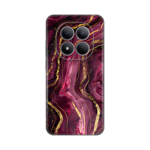 PRINT silikonska futrola - Xiaomi Redmi Note 15 Pro 5G Burgundy.